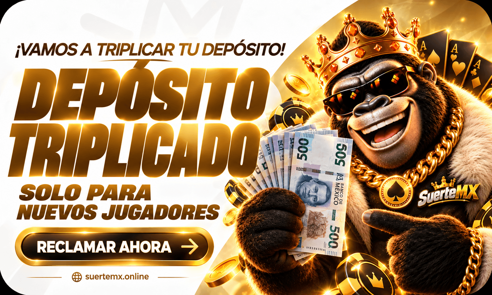 Depósito triplicado para nuevos jugadores